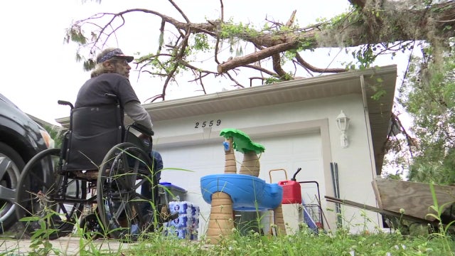Request denied by FP&L to remove tree from power line on disabled man's home