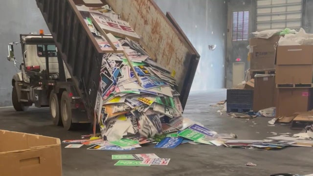 Plant City company helps recycle old election signs in Hillsborough County