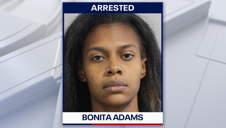Mugshot of Bonita Adams courtesy of the Winter Haven Police Department. 