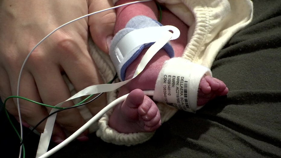 Riley underwent life-saving and brain-saving cooling technology in the NICU.