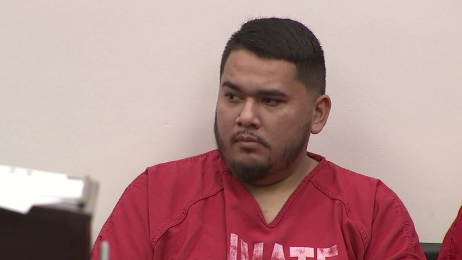 Cornelio Negrete sits in court during a bond hearing. 