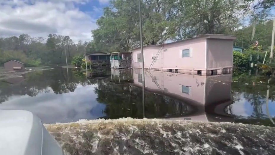 Area of Polk County saw severe flooding after Hurricane Ian and while they are concerned about Tropical Storm Nicole, they don't believe it will be nearly as bad. 
