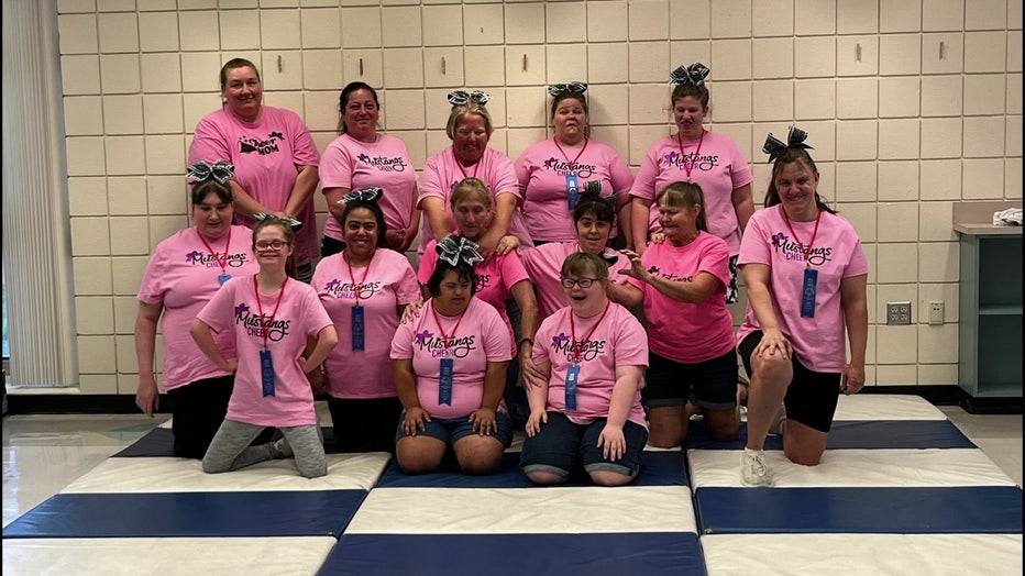 The One Dream cheerleaders once received first place during a Special Olympics competition.