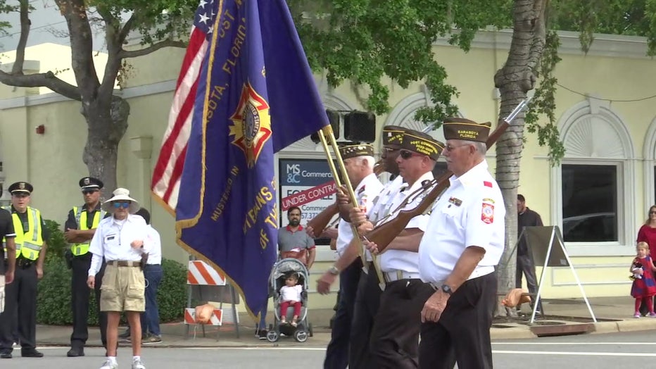 The Sarasota community turned out in full force to honor American veterans. 