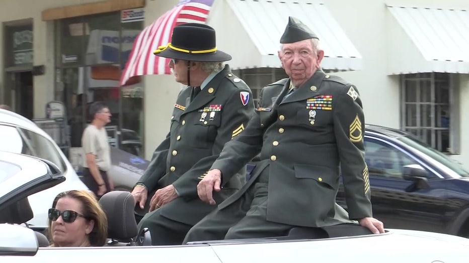 The theme of this year's Veteran's Day parade was "home of the free, because of the brave."