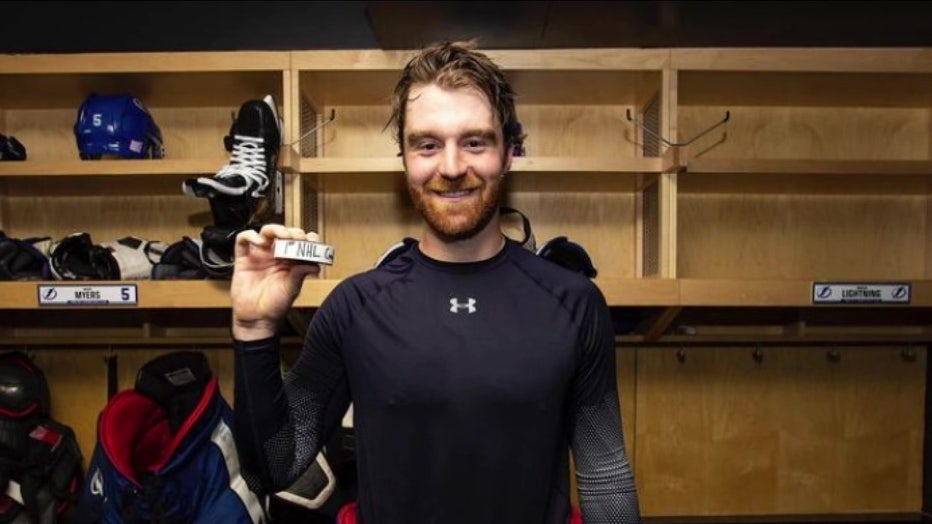 Perbix netted first goal against Buffalo on November 5 and added two more goals in his next 3 games.