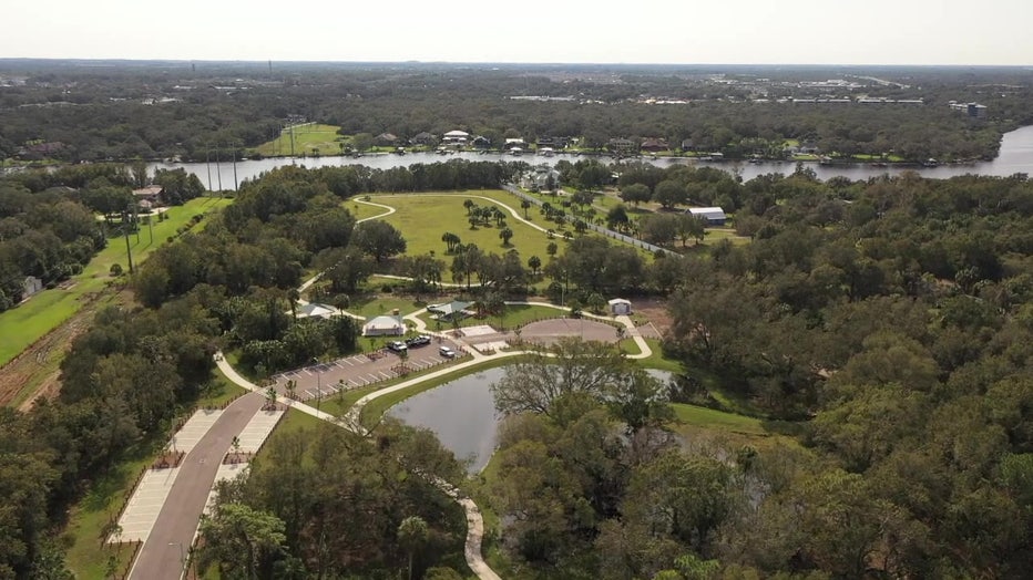 Pebble Park is 27 acres alongside the Alafia River.