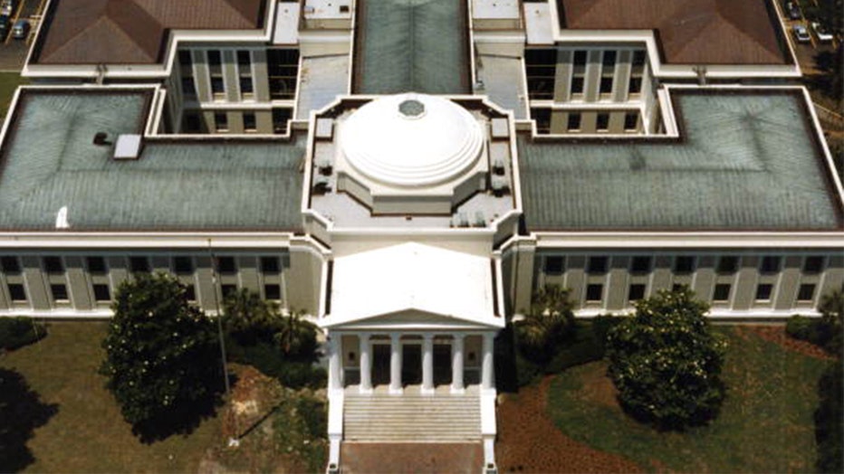 Aerial view of the Florida Supreme Court building