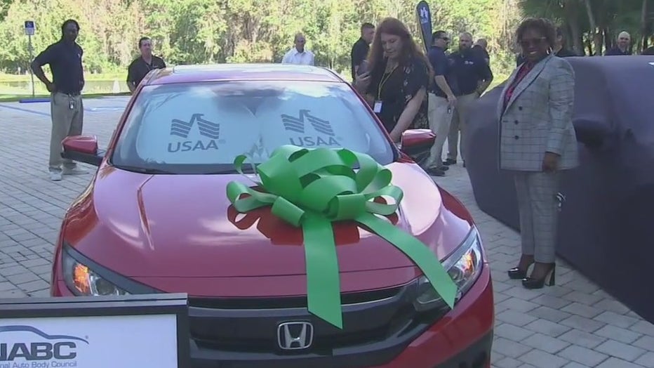 Ten Bay Area veterans received new cars from USAA. 
