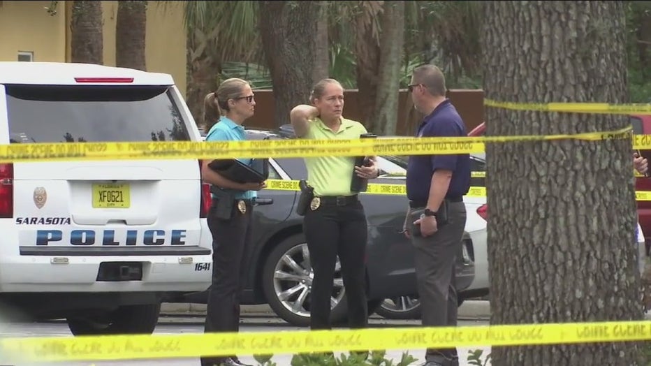 The 83-year-old woman Briandi is accused of trying to rob fought him off and he was eventually chased into a hotel parking lot where he was shot by police.