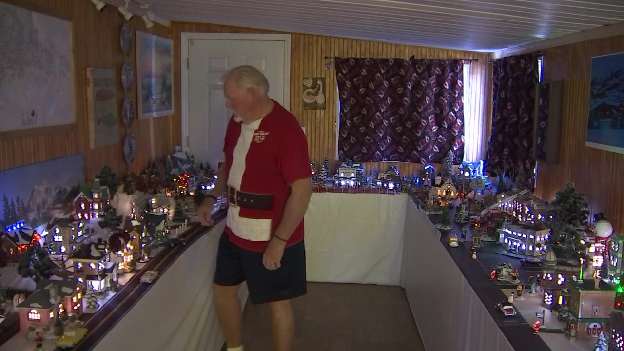 Safety Harbor man's Christmas Village collection makes for family