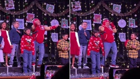 California 2nd grader's dance moves steals the spotlight at school holiday show