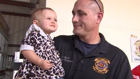 Polk County firefighter saves 1-year-old girl who was choking during Winter Haven Christmas Parade