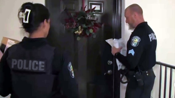 On Christmas Eve, Florida officers deliver packages stolen from front doors by thief