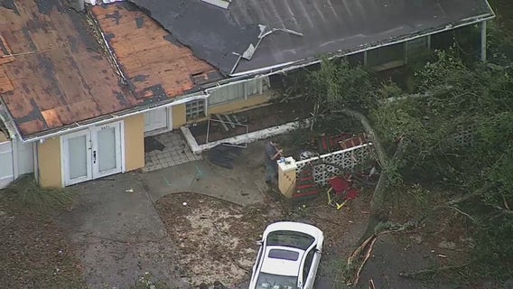 Damage reported across Tampa Bay area after storms move across Florida