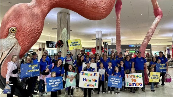 Nearly 100 Tampa, Kansas residents take vacation Tampa, Florida for free