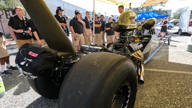 Race car driver exposes Pepin Academy students to world of possibilities