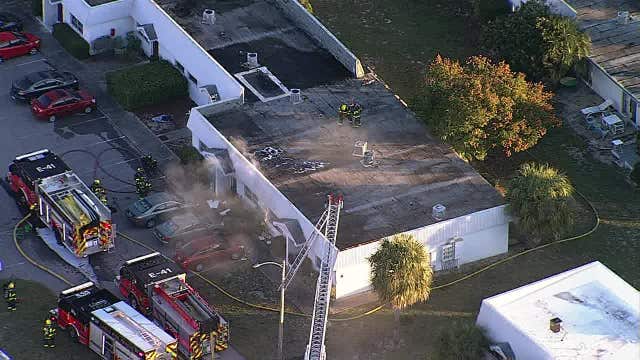 Father, son and pets escape fire in Largo apartment complex