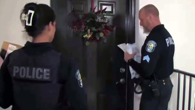 On Christmas Eve, Florida officers deliver packages stolen from front doors by thief