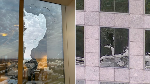 Downtown Tampa road closed after Regions Bank window breaks, causing glass to fall from 27th floor