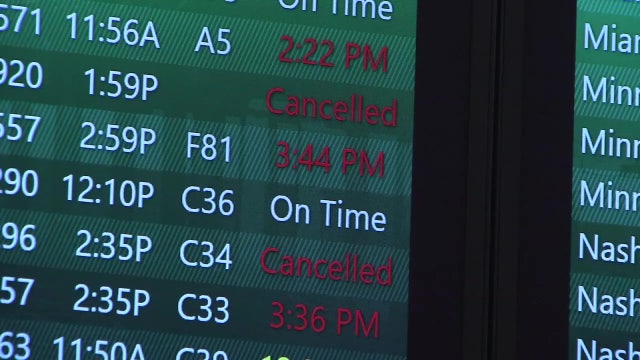 Winter storms around the country impacting holiday travelers at Tampa International Airport