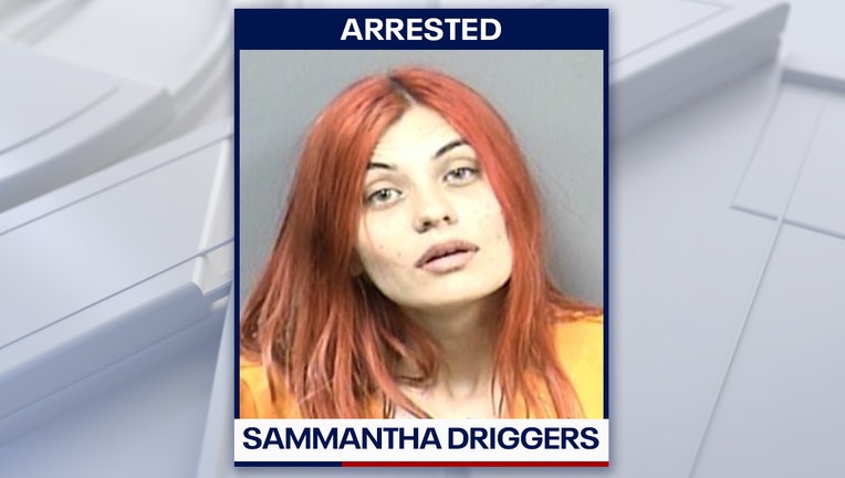 Mugshot of Sammantha Driggers courtesy of the Citrus County Sheriff's Office.