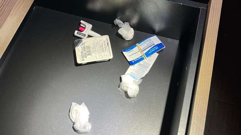 Deputies say the women had 16 grams of fentanyl and their own supply of Narcan back in their hotel room.