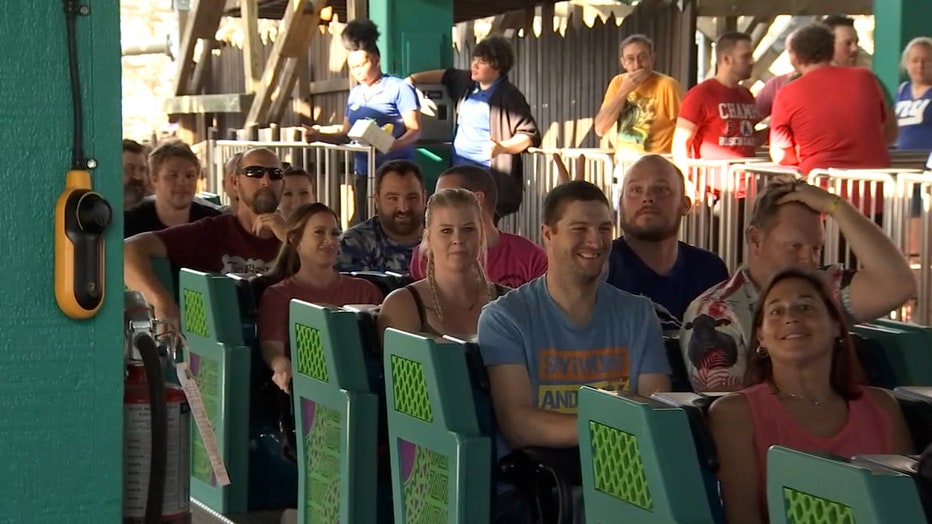 Residents of Tampa, Kansas, at Busch Gardens