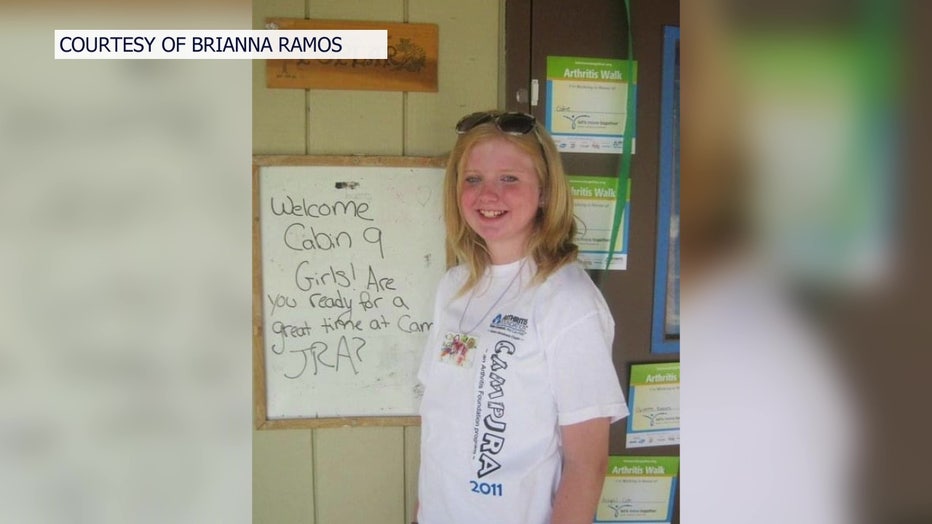 Brianna Ramos was diagnosed with arthritis when she was 13 years old.