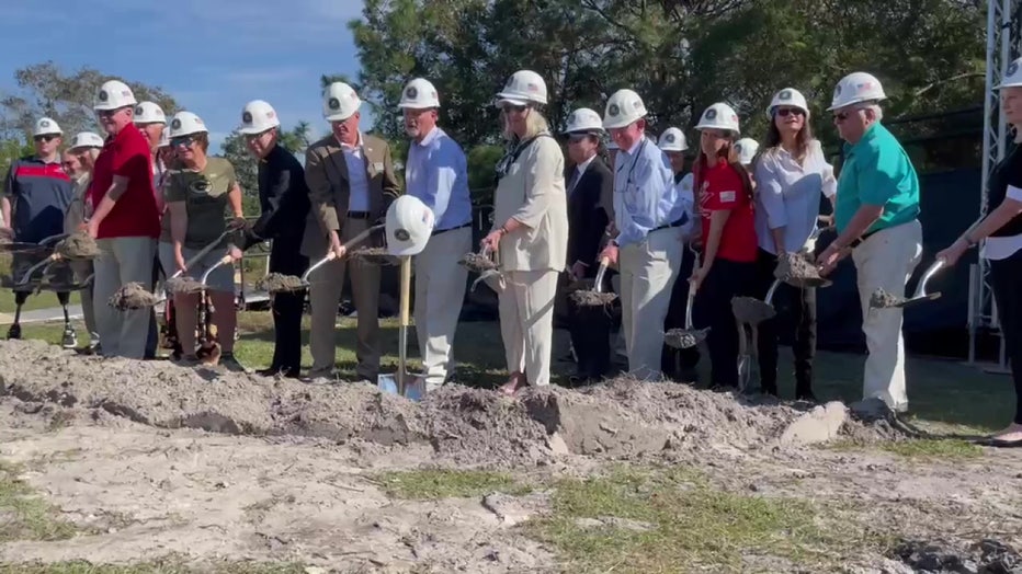 Groundbreaking ceremony at the Let Us Do Good Village.