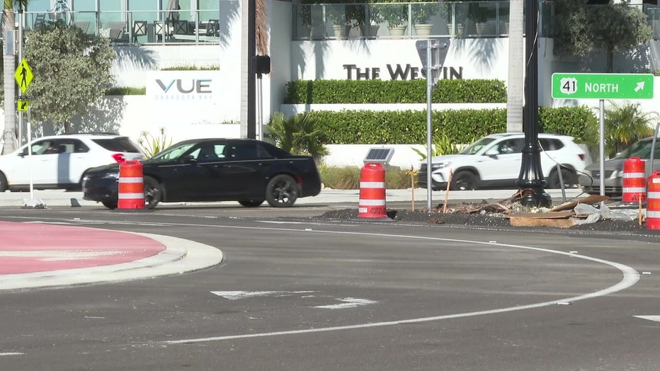 Drivers in Sarasota are learning to navigate a new roundabout at Gulfstream and U.S. 41. 