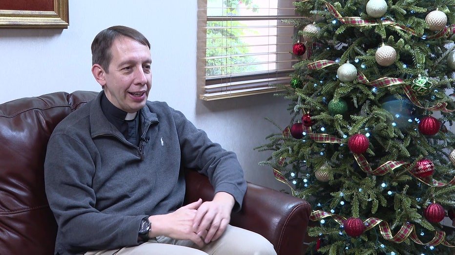 Father Len Plazewski with Christ the King Catholic Church