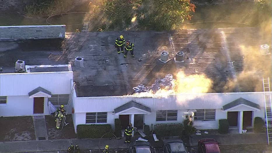 Canterbury Lane Largo apt fire