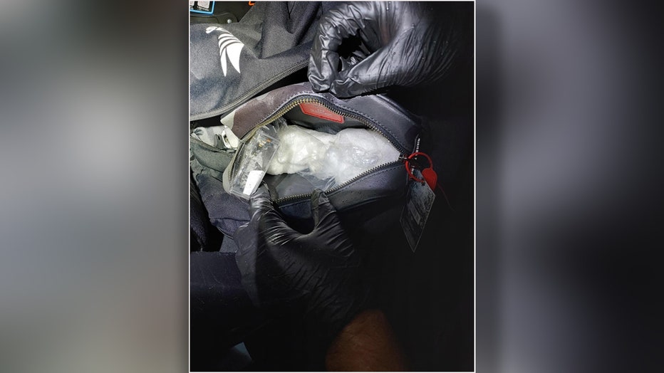 Deputies say they caught the pair with 8 ounces of methamphetamine and half a gram of cocaine. Image is courtesy of the Martin County Sheriff's Office.