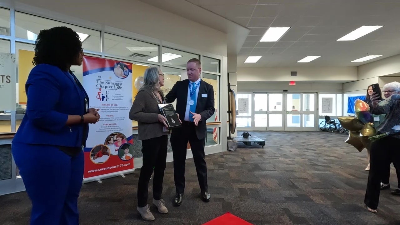 Pinellas teacher surprised with 'Special Education Teacher of the Year