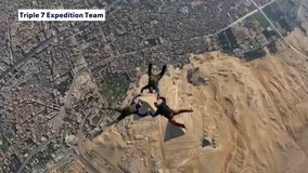 Veterans break records after completing 7 skydives on 7 continents within 7 days to honor the fallen