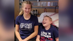 Sister of 12-year-old cancer patient donates bone marrow for potentially life-saving transplant