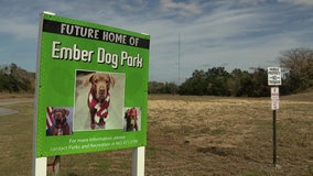Haines City’s first dog park named after fire department’s rescue ‘Ember’ who passed away