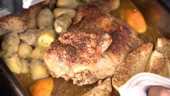 Recipe: Greek-style chicken and potatoes