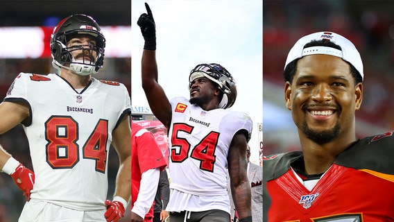 Bucs losing 30 years combined experience in David, Gholston and Brate