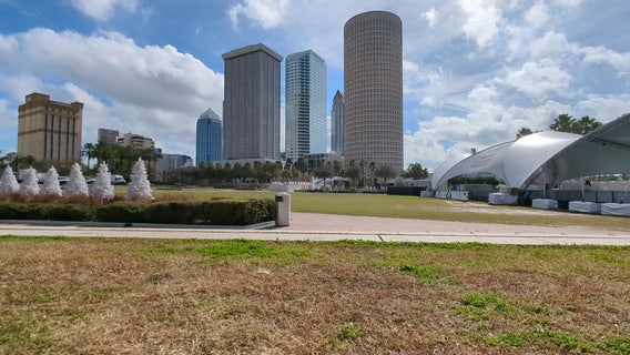 Tampa police monitor Curtis Hixon Park after 16-year-old was shot near Winter Village over the weekend
