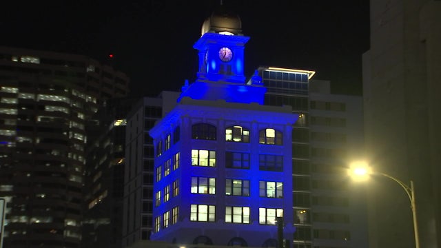Tampa shines blue in recognition of Law Enforcement Appreciation Day