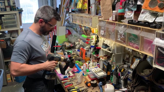 Local prop maker brings love of filmmaking, special effects to 'Fireblade Comics'