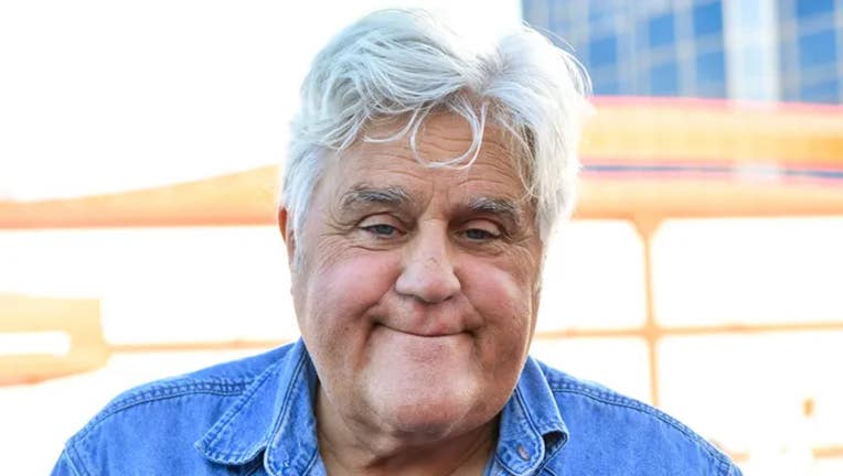 Jay Leno poses for portrait at BritWeek's Luxury Car Rally Co-Hosted By The Petersen Automotive Museum at Petersen Automotive Museum on November 14, 2021 in Los Angeles, California.