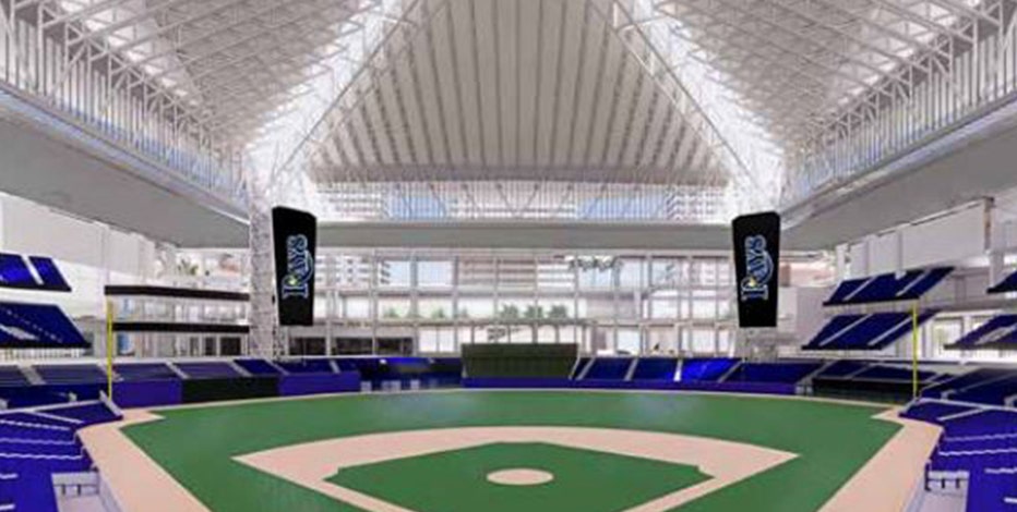Rays new stadium: Team announces plans for domed ballpark, surrounding  'village' in downtown St. Petersburg 