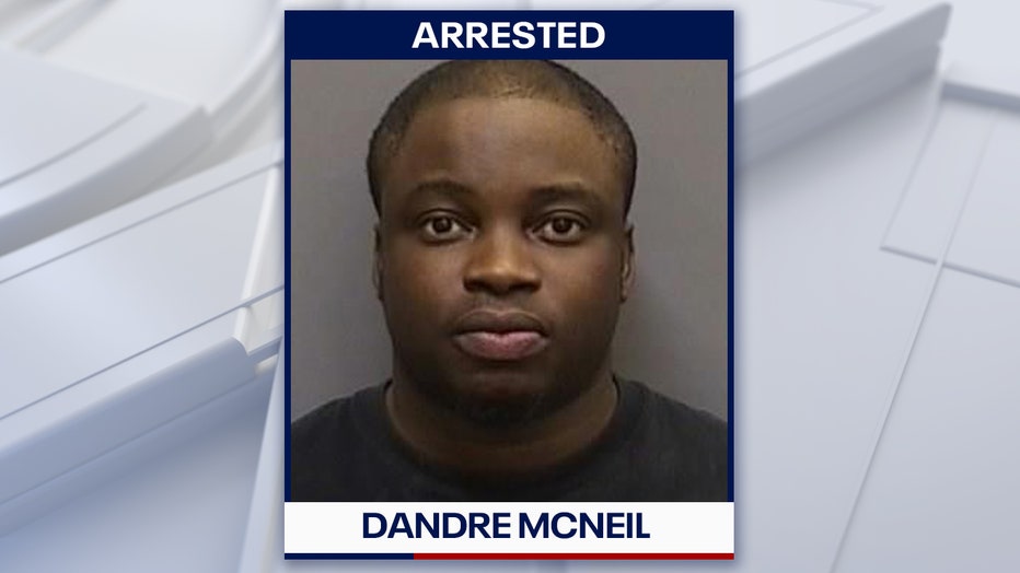 Dandre McNeil mugshot courtesy of the Hillsborough County Sheriff's Office.