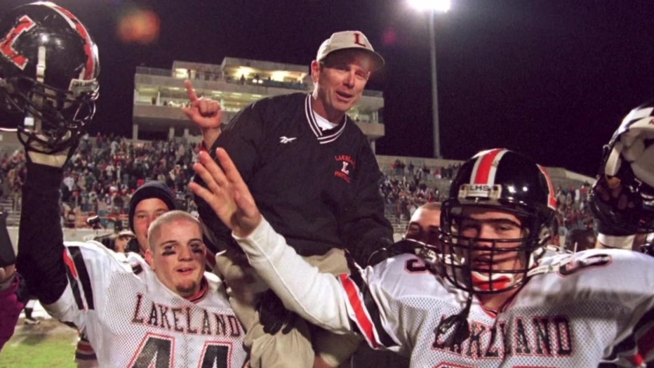 Coach Bill Castle is the winningest high school football coach in the state.