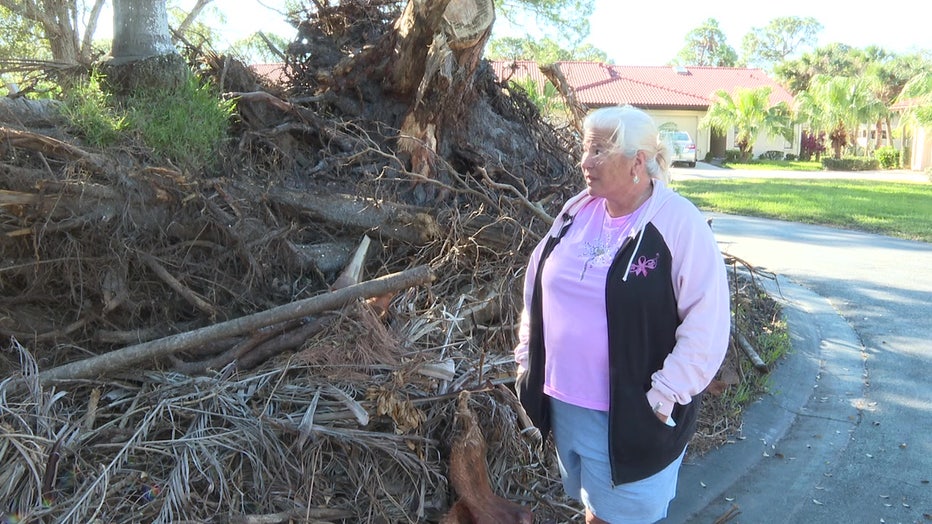 FEMA says the neighborhood isn't eligible for Sarasota County to pick up the debris.