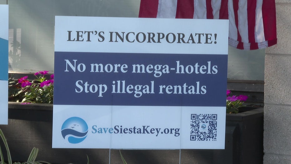 The grassroots group Save Siesta Key wants to incorporate.