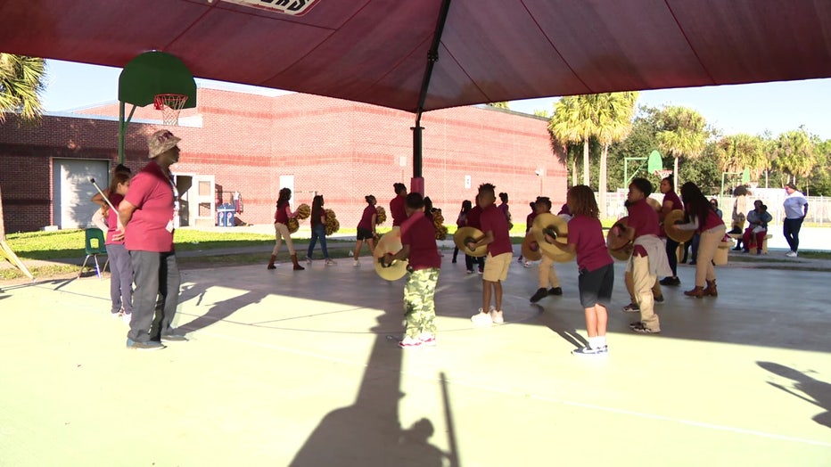 Lockhart Elementary School's drum line says its music is the heartbeat of its community.